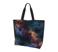 Borsa a tracolla stampata con cielo stellato e cielo stellato, adatta per viaggi, yoga, spiaggia, pendolari, shopping, regalo per uomini e donne