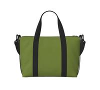Borsa a tracolla stampata verde scuro, adatta per viaggi d'affari, fitness e viaggi.