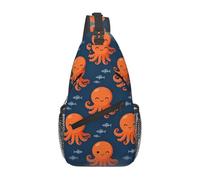 Borsa A Tracolla Sul Petto Bright White Underwater Wonder Sling Bag | regolabile Monospalla Resistente Crossbody Per campeggio escursioni trekking