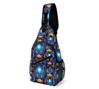 Borsa A Tracolla Sul Petto Christmas Jesus Nativity Scene Zaino Monospalla Resistente Monospalla Regolabile Crossbody Per Trekking Il Ciclismo Campeggio