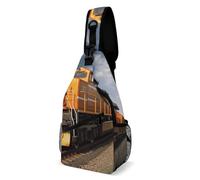 Borsa A Tracolla Sul Petto Freight Train Crossbody Portatile Zaino Monospalla Regolabile Monospalla Per Viaggi Trekking Il Ciclismo