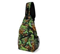 Borsa A Tracolla Sul Petto Green Frog Sling Bag Resistente Monospalla Regolabile Zaino Monospalla Per Viaggi Trekking Campeggio