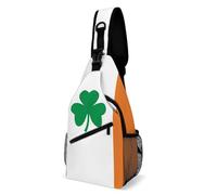 Borsa A Tracolla Sul Petto Happy Irish Holidays Sling Bag Uomo E Donna Crossbody Obliqua Monospalla Per Viaggi Campeggio Trekking