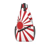 Borsa A Tracolla Sul Petto Japanese Rising Sun Flag Crossbody Uomo E Donna Monospalla Resistente Zaino Sul Petto Per Il Ciclismo Campeggio Trekking