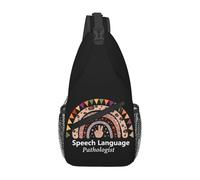 Borsa A Tracolla Sul Petto Speech Therapy Speech Language Pathologist Therapist Crossbody Portatile Monospalla Regolabile Sling Bag Per Viaggi Trekking Il Ciclismo