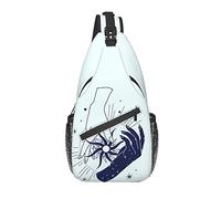 Borsa a tracolla Tarot Magic Boho Hand Witch Mystic Hiking Daypack Crossbody Shoulder Backpack Travel Chest Pack for Men Women