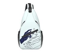 Borsa a tracolla Tarot Magic Boho Planet Witch Mystic Hiking Daypack Crossbody Shoulder Backpack Travel Chest Pack for Men Women
