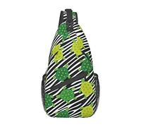Borsa a tracolla tartarugata a strisce zebrate, borsa a tracolla casual a tracolla da escursionismo zaino a tracolla a tracolla zaino da viaggio per uomo donna