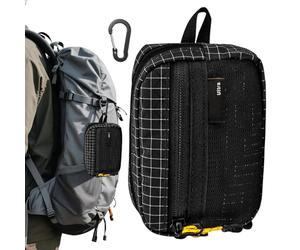 Borsa a tracolla,tasca con cerniera impermeabile | borsa da viaggio compatta,per monete contanti carte chiavi auricolari strumento escursionismo arrampicata caccia uomo all'aperto