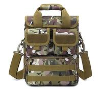 Borsa a Tracolla Tattica, Borsa a Tracolla MOLLE Porta Attrezzi EDC per Laptop da 12 Pollici(Cp)