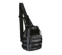 Borsa A Tracolla Tattica Da Uomo, Resistente All'usura E Durevole, Ideale Per Attività All'aperto Come Escursionismo, Ciclismo, Arrampicata E Avventura (Nero)