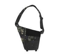 Borsa a tracolla tatticamente ascellare 29 x 17 x 3 cm Borsa con tracolla di sicurezza antifurto | Marsupium Per Viaggi All'aperto, Borsa Con Scomparto In Nylon Multiuso Regolabile Impe, Dark Night