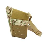 Borsa a tracolla tatticamente ascellare 29 x 17 x 3 cm Borsa con tracolla di sicurezza antifurto | Marsupium Per Viaggi All'aperto, Borsa Con Scomparto In Nylon Multiuso Regolabile Impe, Mimetico CP