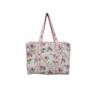 Borsa a tracolla trapuntata rosa indiano stampa floreale borsa da donna spiag...