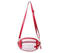Borsa A Tracolla Trasparente A Forma Di Rugby, Borsa Trasparente Da Stadio | Borsa A Tracolla Trasparente Per Concerti, Festival, Lavoro, Viaggi, Stadio, Concerti, Viaggi, Uso Quotidiano