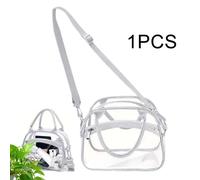 Borsa a tracolla trasparente in PVC impermeabile per escursioni