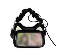 Borsa a tracolla trasparente per esercitazioni permanente PU sostanza casual borsa a tracolla PU trasparente borsa a tracolla negazione Addons, Bkw, Bellezza di massa