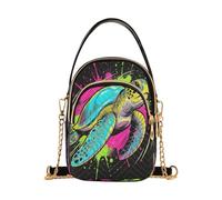 Borsa a tracolla Ultrasuoni Trapuntata durevole Tartaruga | Spalla & Crossbody convertibile resistente allo strappo del poliestere per i viaggi e lo shopping