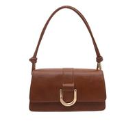 Borsa a tracolla unica nera accessorio alla moda per donne moderne borsa a tracolla pratica con hardware, Marrone Bn, Medium
