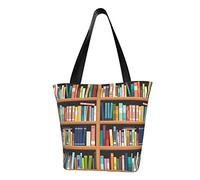 Borsa a tracolla unisex alla moda a righe, riutilizzabile, pieghevole, casual, elegante, per la spesa, per spiaggia, viaggi, lavoro, scuola, Libreria, Taglia unica