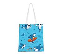 Borsa a tracolla unisex blu con bandiera dell'Honduras, riutilizzabile, pieghevole, casual, elegante, per la spesa, per spiaggia, viaggi, lavoro, scuola, Balena sottomarina, Taglia unica