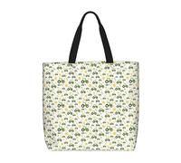 Borsa a tracolla unisex con bella isola nel mare, riutilizzabile, pieghevole, casual, elegante, per la spesa, per spiaggia, viaggi, lavoro, scuola, Trattore Agricoltura, Taglia unica