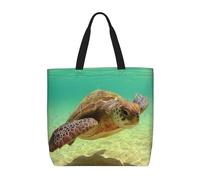 Borsa a tracolla unisex con motivo uccellino, riutilizzabile, pieghevole, casual, elegante, per la spesa, per spiaggia, viaggi, lavoro, scuola, Mare dell'isola di Lord Howe, Taglia unica