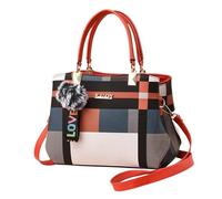 Borsa a tracolla - vera pelle | borsa da donna di design regolabile con cinghie multi borse - Borsa per la spesa, per uso quotidiano elegante borsa a tracolla da donna, marrone, vedi descrizione