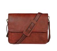 Borsa A Tracolla Vintage In Pelle Per Laptop E iPad Casual Per Uomini E Donne