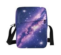 Borsa a tracolla viola romantica Starry Sky Universe per le donne borsa a tracolla borsa a tracolla borse a tracolla per le donne Cinghia regolabile per casual business