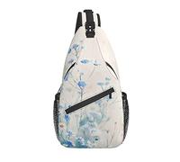 Borsa a tracolla Wild Flower Spring Hiking Daypack Crossbody Shoulder Backpack Travel Chest Pack for Men Women