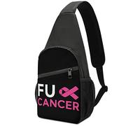 Borsa a tracolla zaino a tracolla con nastro rosa per cancro al seno Borsa a tracolla leggera con una cinghia da viaggio Zaino da escursionismo