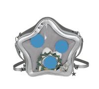 Borsa a tracolla zaino Itabag in pelle PU spilla con display Borse a tracolla a forma stella Cartelle per spalla a tracolla da donna