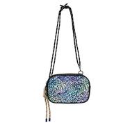 Borsa a tracolla Zucchero Gradient Leopard Bright, piccola borsa a mano con tracolla regolabile, Animal SkinFanny Pack Sling Backpack Hobo borsa per donne uomini viaggi lavoro