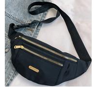 Borsa a vita da donna casual e sportiva, portatile, con tracolla e più tasche, con scomparto per il telefono Viola,rosa,nero,Bianco,rosa rossa,verde,grigio,blu,bianco,viola,Rosa rossaColoratoNylon