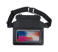 Borsa a vita impermeabile - Borsa a secco di grande capacità, borsa da cintura regolabile | Le tasche in vita mantengono gli oggetti di valore al sicuro per il nuoto, il kayak, lo snorkeling, Nero ,