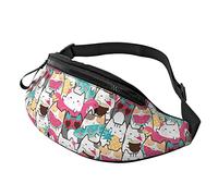 Borsa A Vita Summer Cute Cats, Tattico Marsupi Multifunzione Marsupi Alla Moda Resistente Borsa Da Cintura Per Sportivo Outdoor Uomo