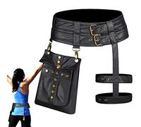 Borsa a vita vintage medievale - Cintura in pelle Fanny Pack, accessori medievali steampunk - accessori per costume | Supporto per cellulare cinturino regolabile, vita regolabile Pack Cosplay Hip