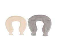 Borsa 'acqua calda a forma di U da 1 litro per collo invernale e spalla calda con copertura morbida (Grigio)