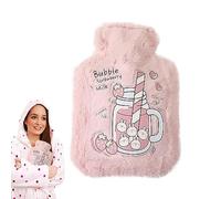 Borsa 'acqua calda, borsa 'acqua calda da 500 ml, morbida borsa 'acqua calda riutilizzabile di alta qualità, borsa 'acqua calda per collo, gambe, spalle, vita e sollievo da crampi