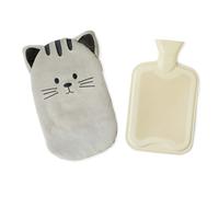 BORSA ACQUA CALDA CON COPERTURA GATTO GRIGIO
