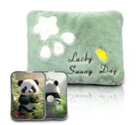 Borsa Acqua Calda Elettrica in Peluche; 500W, Cuscino Rimovibile e Lavabile, Scaldino Elettrico Scaldamani, Scalda Mani e Piedi in Casa, a Letto