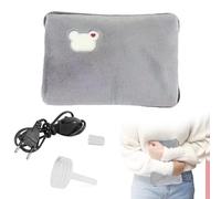 Borsa Acqua Calda Elettriche, Borsa Calda Elettrica, Scaldino Elettrico Ricaricabile, Utile Come Scaldamani E Scaldapiedi, Tessuto Morbido Rivestito, Per Schiena, Lombare, Pancia, Mani, Grigio