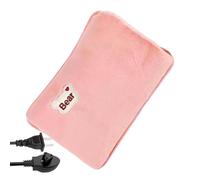 Borsa 'Acqua Calda | Ricaricabile Impermeabile alle Perdite Riscaldatore per Mani | Borsa 'Acqua Calda con Copertura Peluche - Per Inverno Freddo Periodo Crampi Muscoli Collo Spalle Gambe Vita Pancia