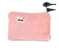 Borsa 'Acqua Calda - Ricaricabile Impermeabile alle Perdite Riscaldatore per Mani - Borsa 'Acqua Calda con Copertura Peluche - Per Inverno Freddo Periodo Crampi Muscoli Collo Spalle Gambe Vita Pancia