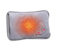 Borsa 'acqua calda - Scaldamani elettrico ricaricabile, a prova di perdite, con morbido rivestimento in pile, per collo, spalle, gambe, vita, addome, , divano, calore invernale, casa e
