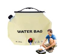 Borsa 'acqua da campeggio, contenitore d'acqua pieghevole a tenuta stagna, trasportino portatile di grande capacità, 41 x 31 cm, per escursioni, all'aperto, preparazione, viaggi, giardino, auto