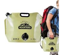 Borsa 'acqua da campeggio, pieghevole, 8 l, a prova di perdite, con rubinetto regolabile, di idratazione per esterni, escursionismo, viaggi, ciclismo, auto, sport, , picnic