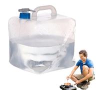Borsa Acqua da Campeggio Secchiello Pieghevole da 10L con Tappo a Vite
