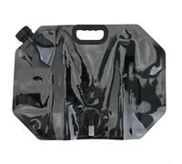 Borsa Acqua per campeggio 10L Strappi Borsa Acqua per campeggio | Materiale PET/PE per sicuro, capacità 10L, design pieghevole, rubinetto controllabile, anti-perdite(Green)